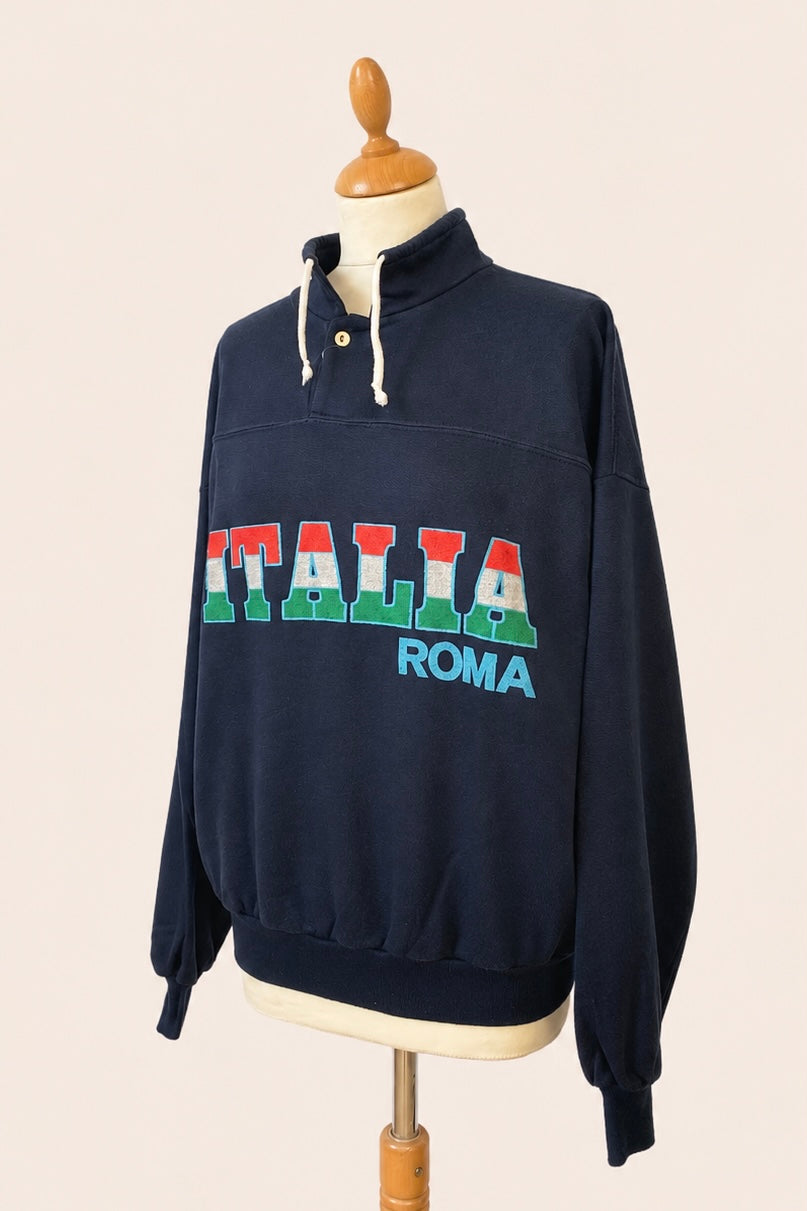 Vintage Italia Navy Sweatshirt