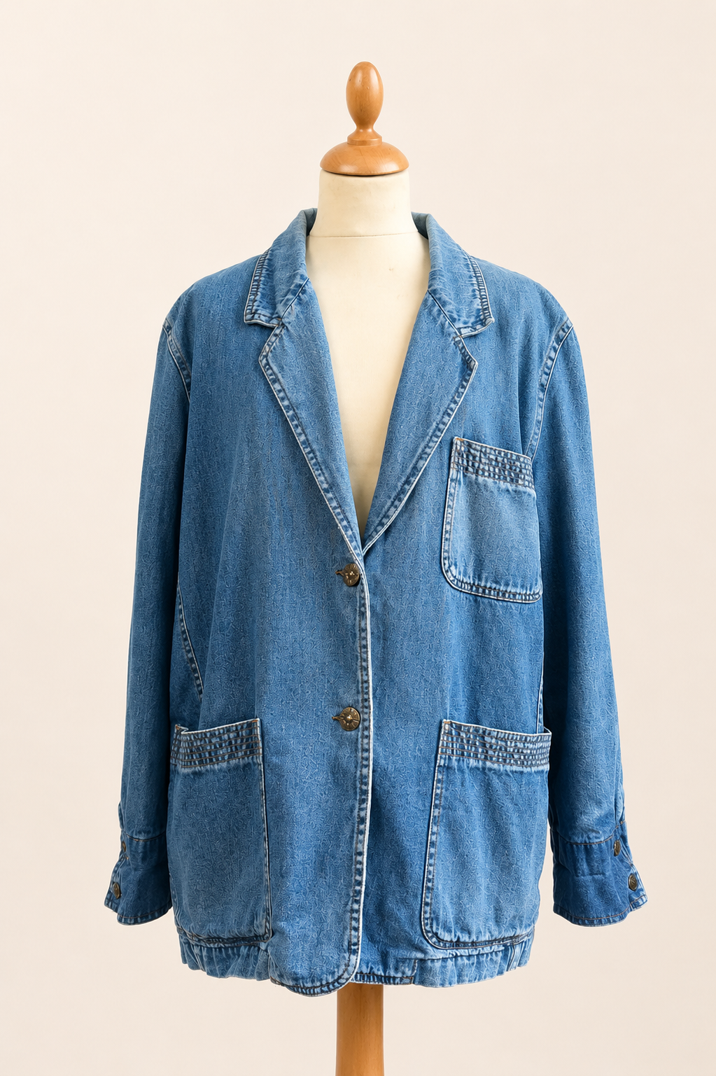 Fendi Denim Jacket Blazer Style