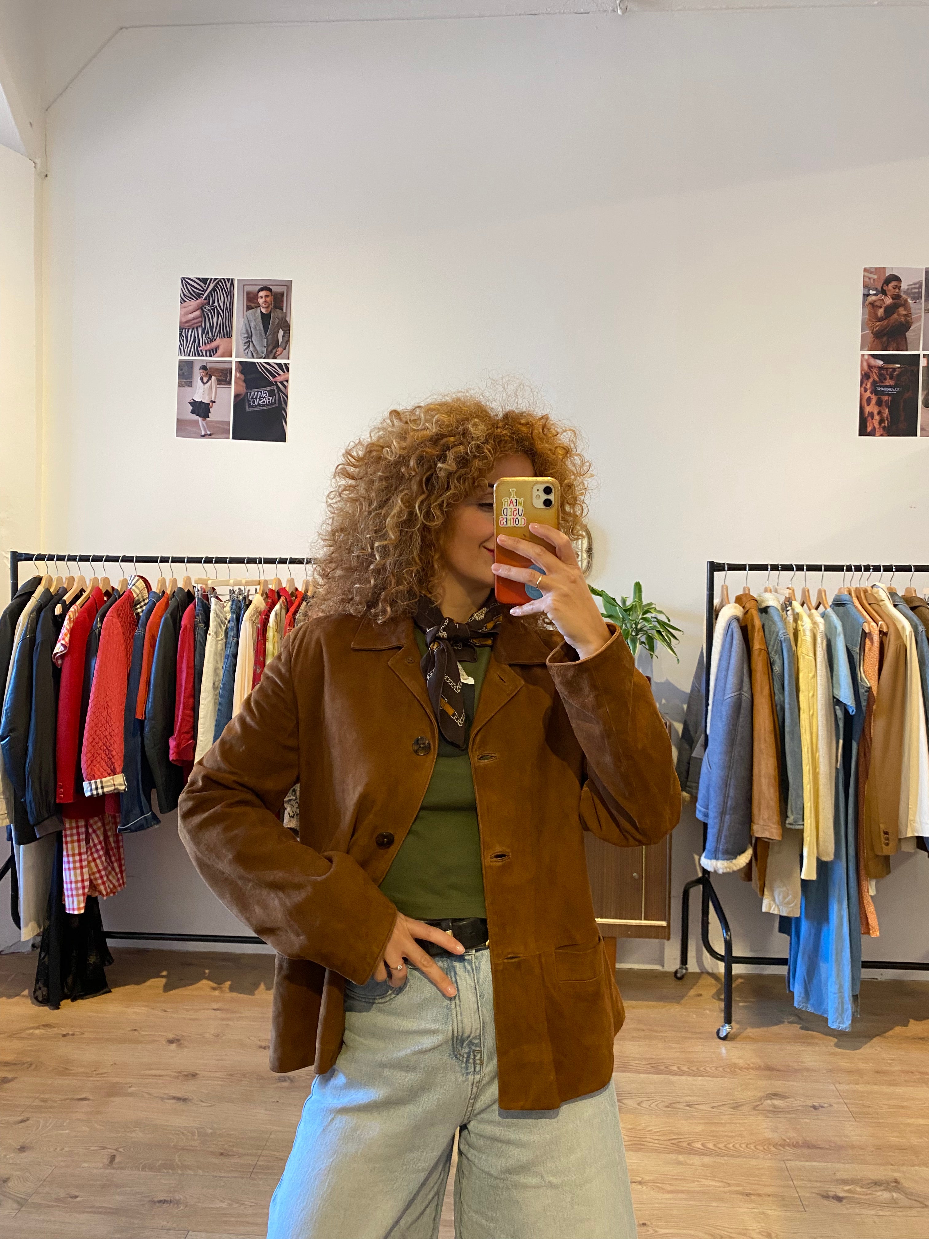 Suede Jacket Size M/L