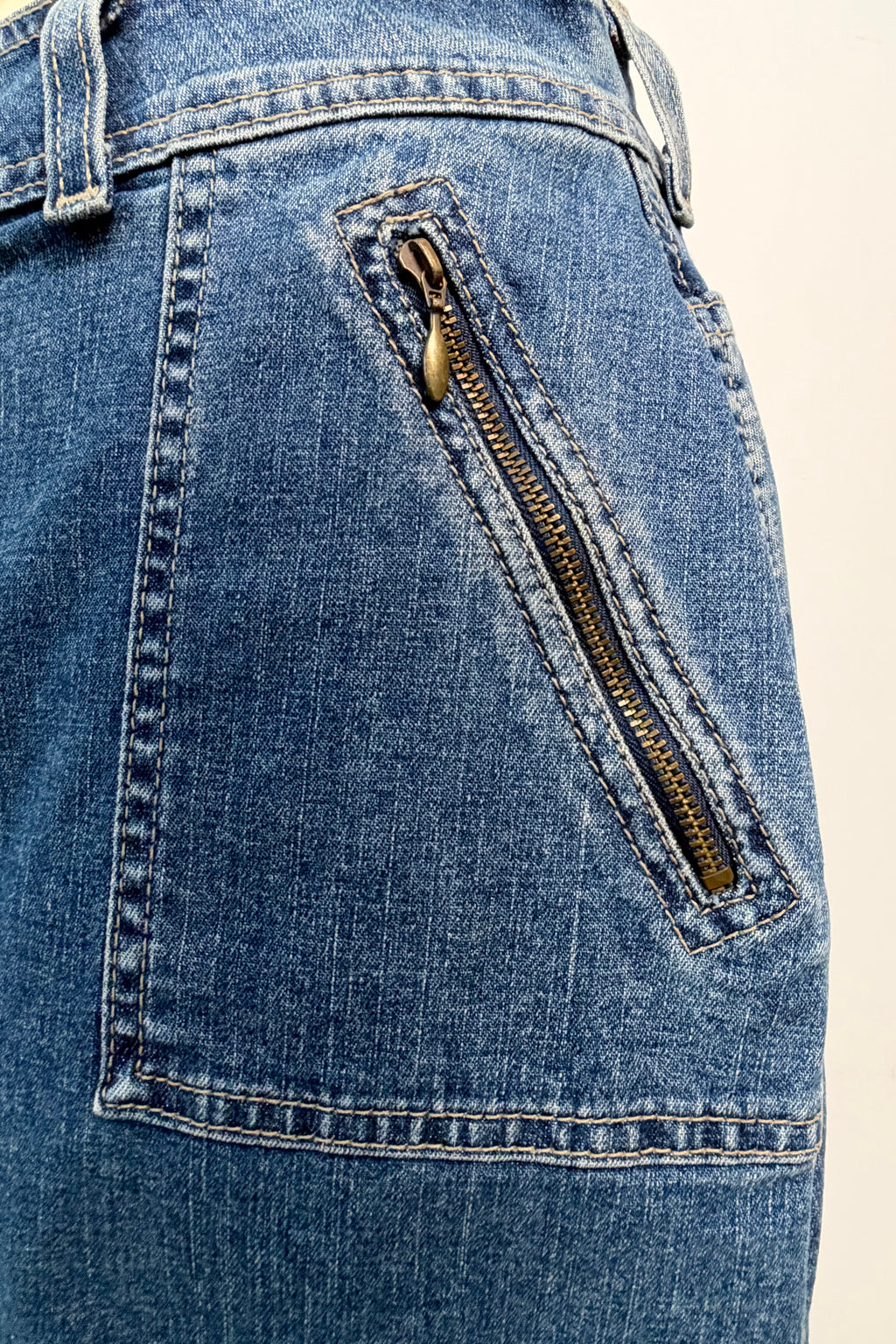 Vintage Blue Denim Skirt