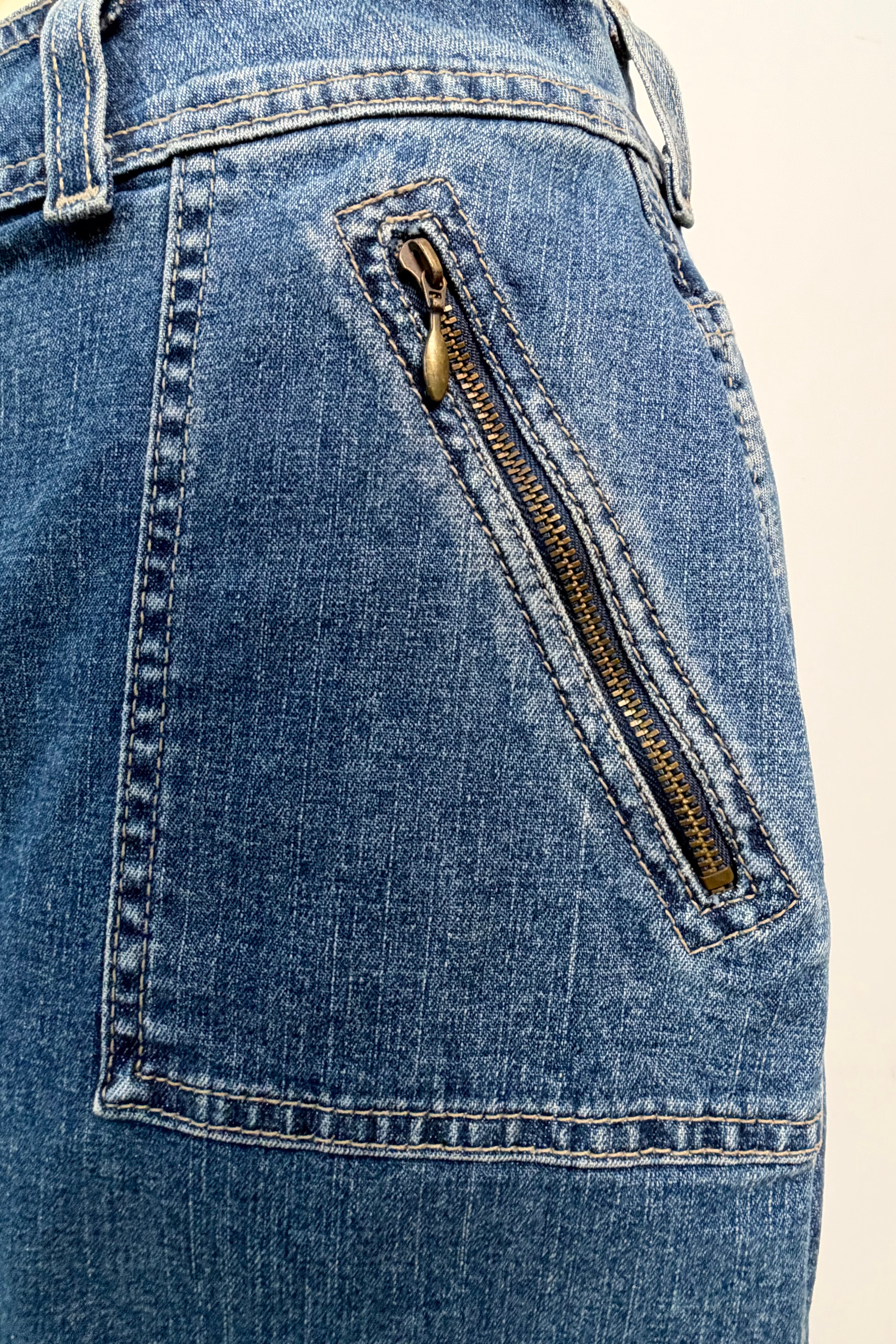 Vintage Blue Denim Skirt