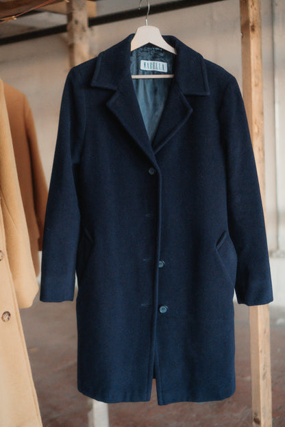 MARELLA NAVY COAT SIZE M UK 10