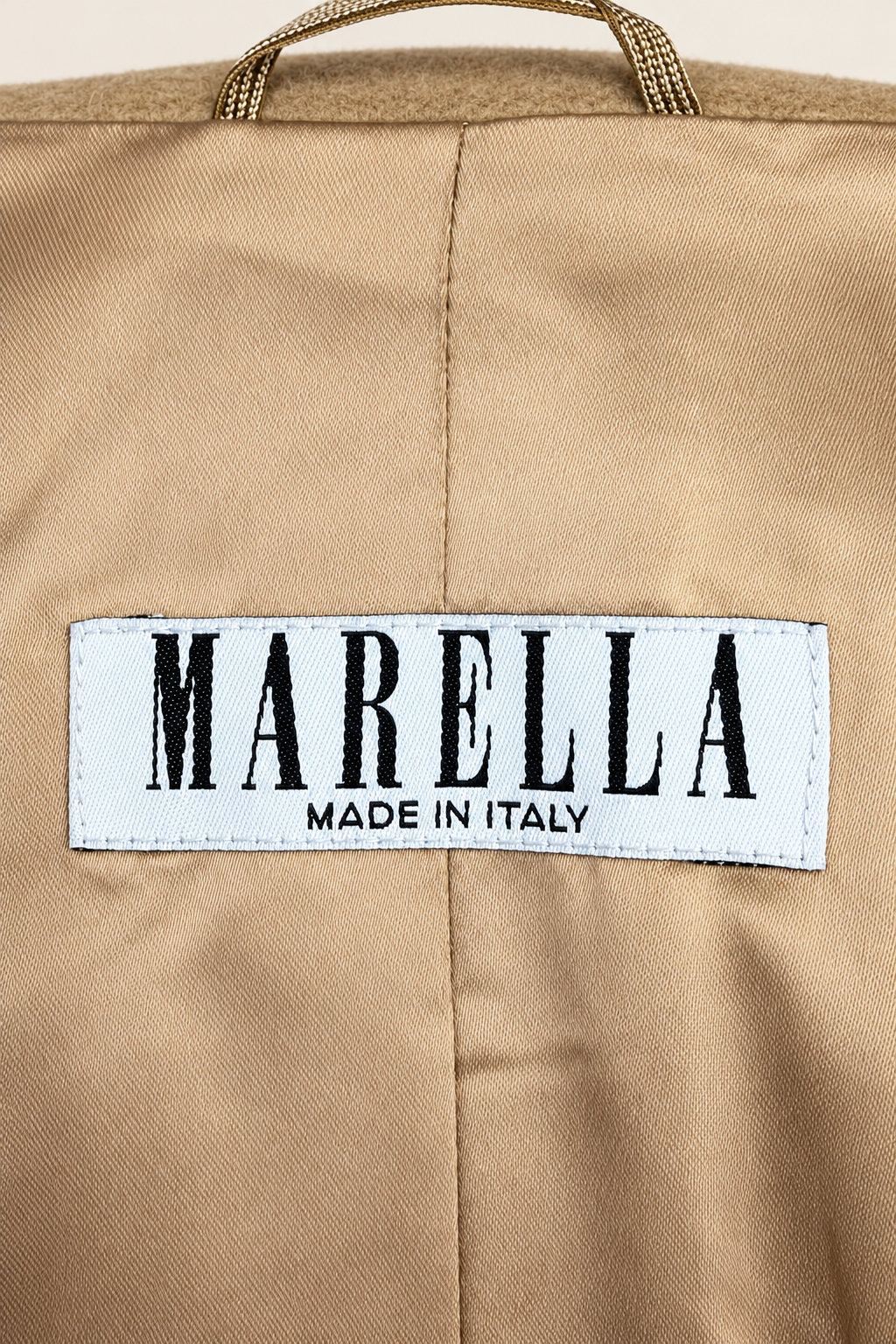 Marella Camel Wool Coat