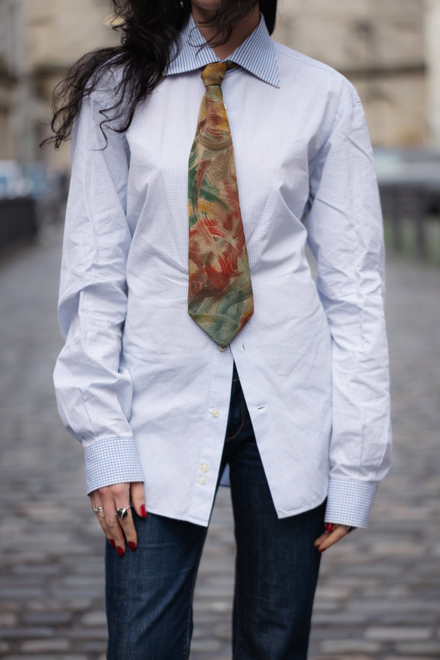 Vintage Valentino Cravatte Silk Tie