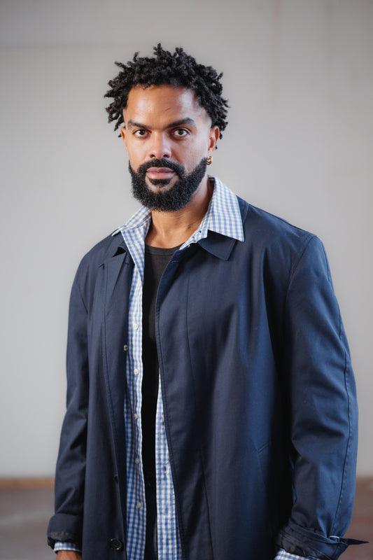 Navy Trench Coat Size XXL UK 16