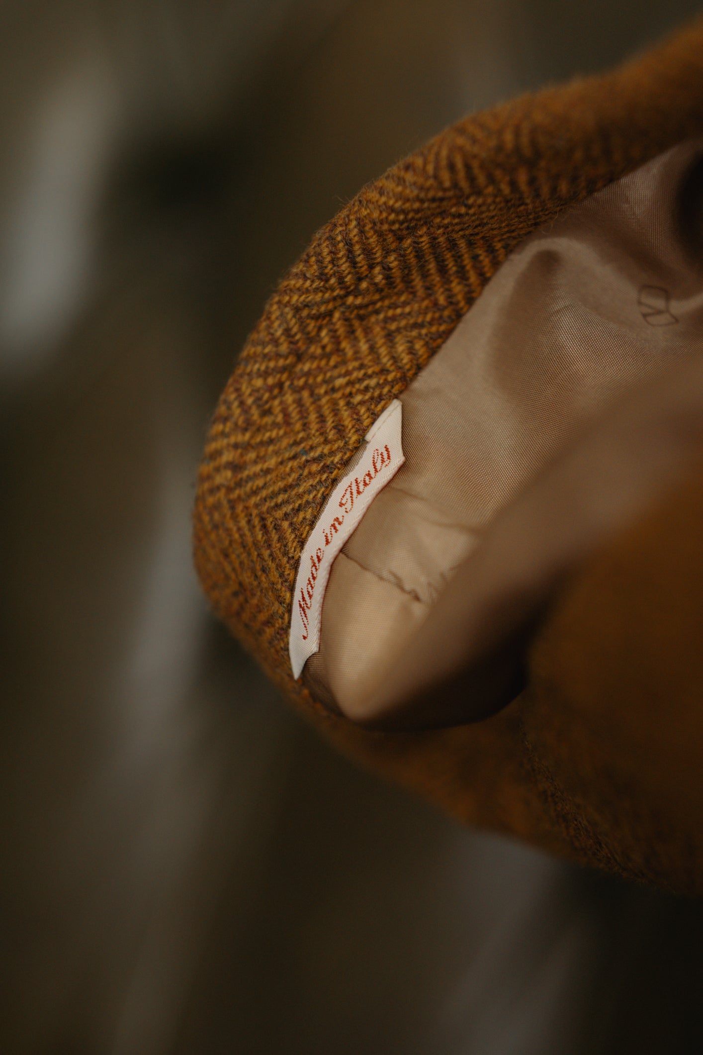 Mustard Herringbone Blazer Oliver by Valentino Size XL UK 14