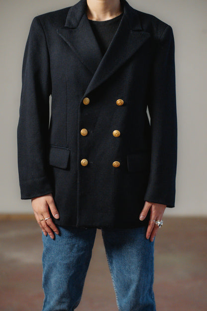 Double-Breasted Navy Blazer Size S UK 8