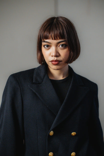 Double-Breasted Navy Blazer Size S UK 8