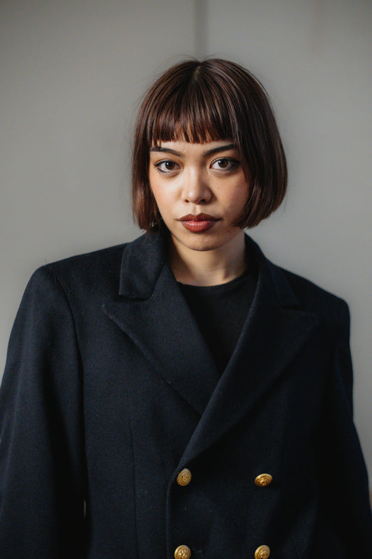 Double-Breasted Navy Blazer Size S UK 8