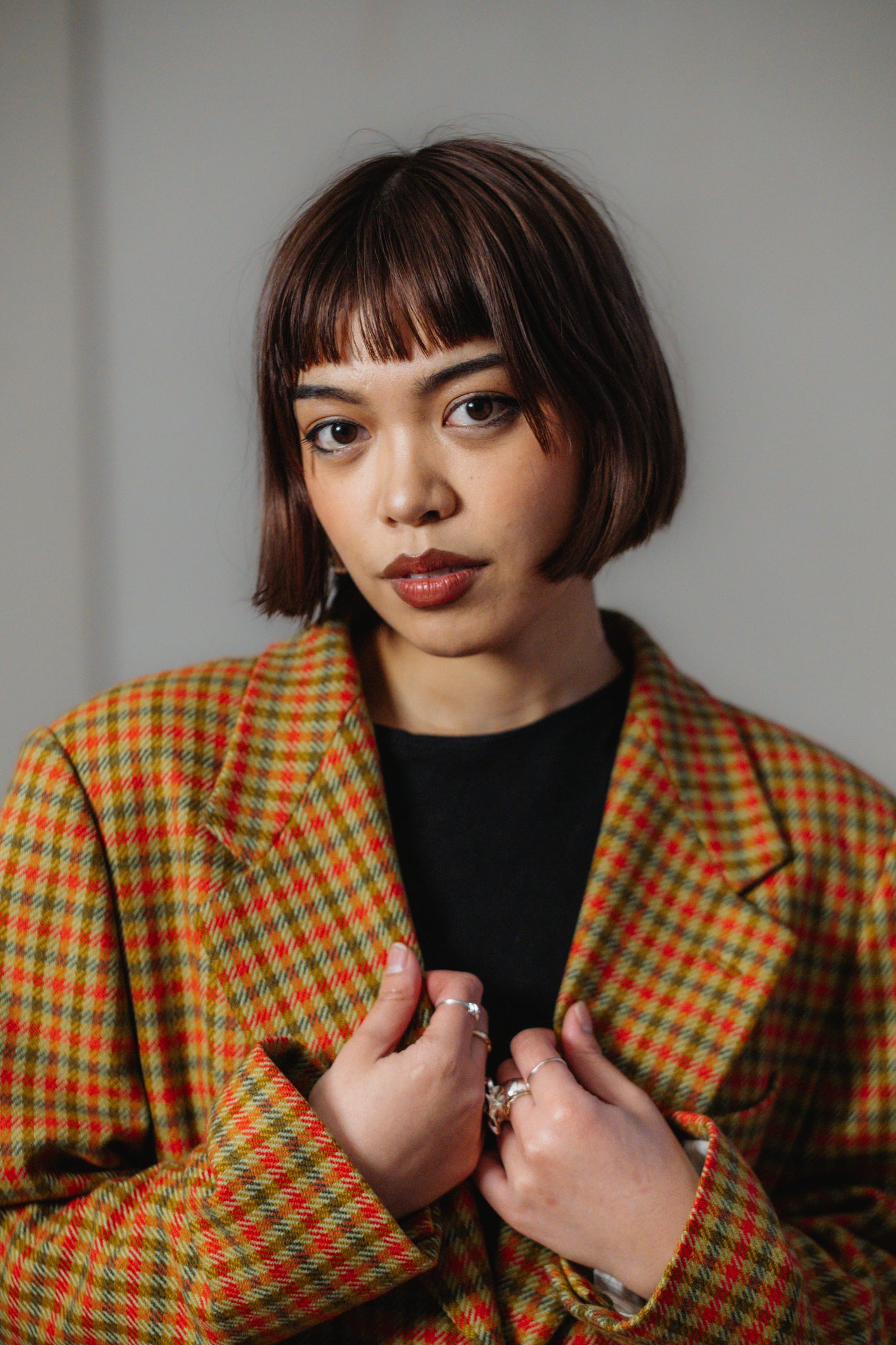 Weekend by Max Mara Houndstooth Wool Blazer in size M/L UK 10/12