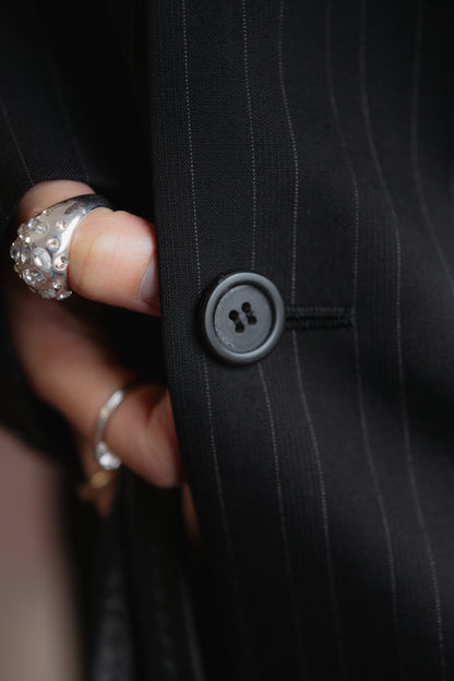 Versace Diplomatic Fine Wool Blazer Size M/L UK 10/12