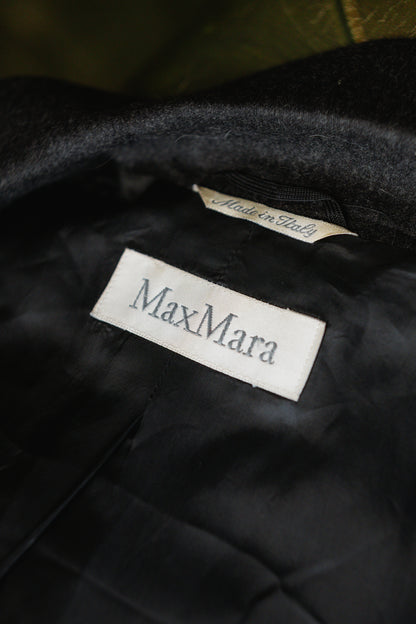 Charcoal Grey Wool & Cashmere Suit by Max Mara Size S/M UK 8/10
