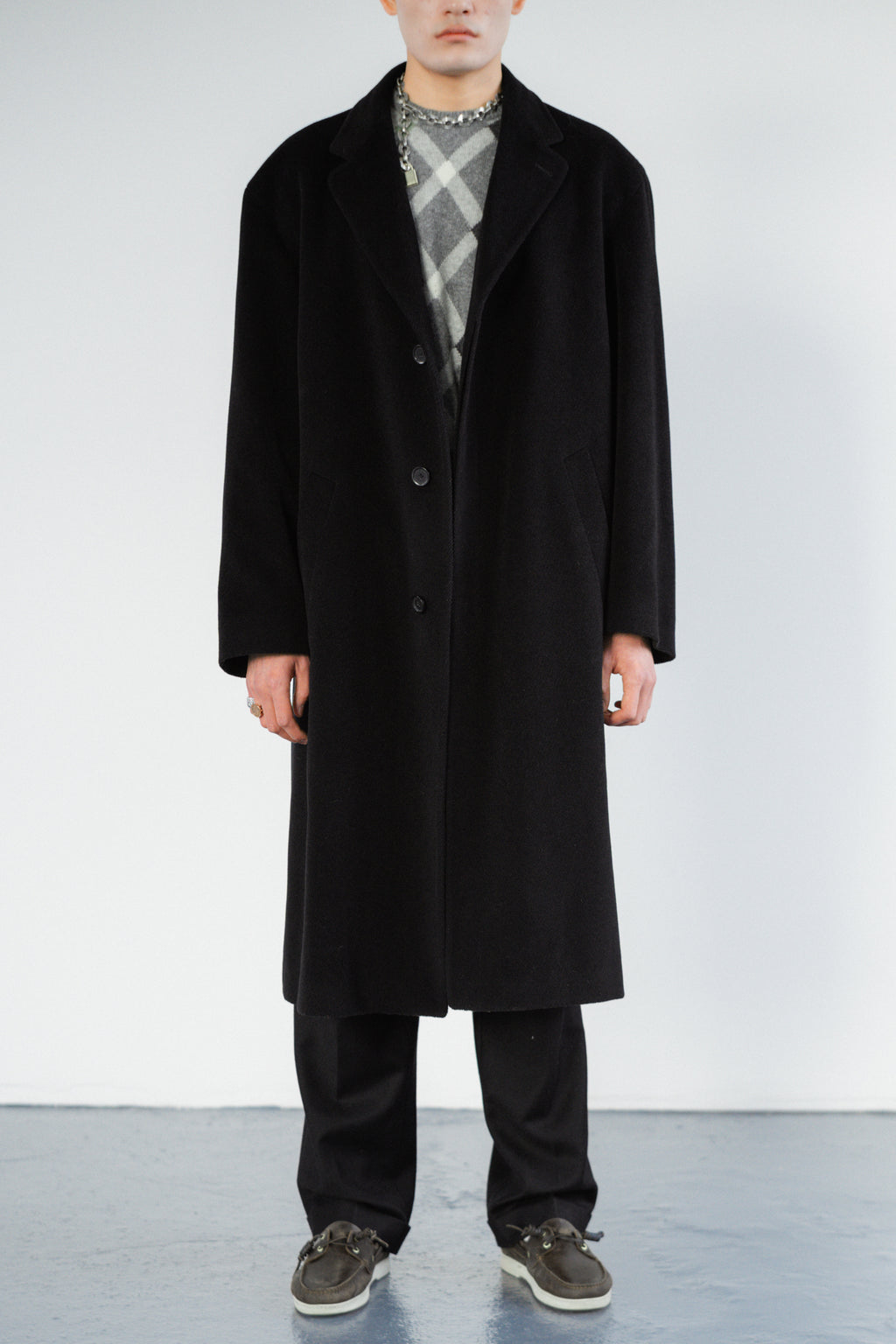 Bugatti Long Merino & Cashemere Wool Coat