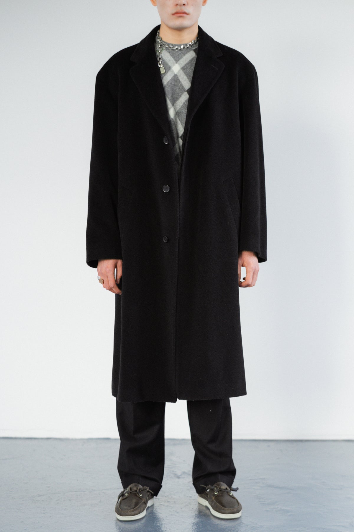 Bugatti Long Merino & Cashemere Wool Coat