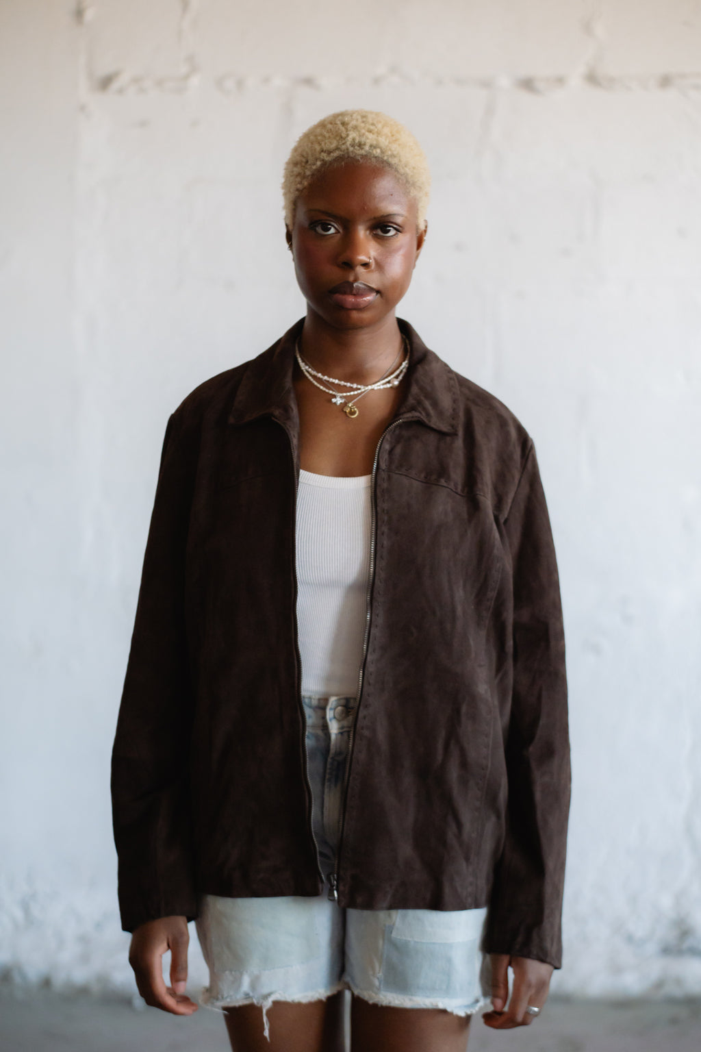 Dark Brown Suede Jacket