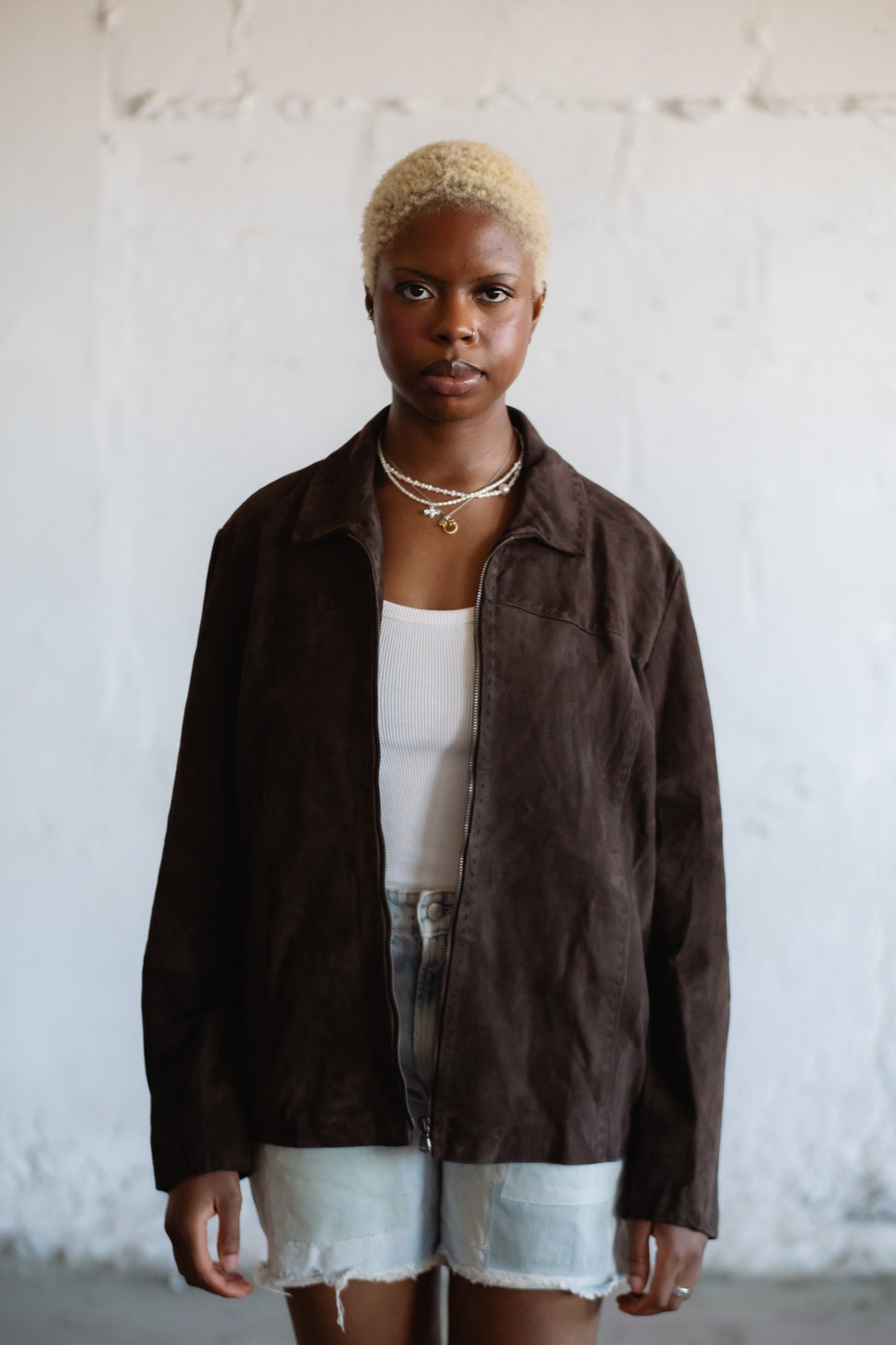 Dark Brown Suede Jacket