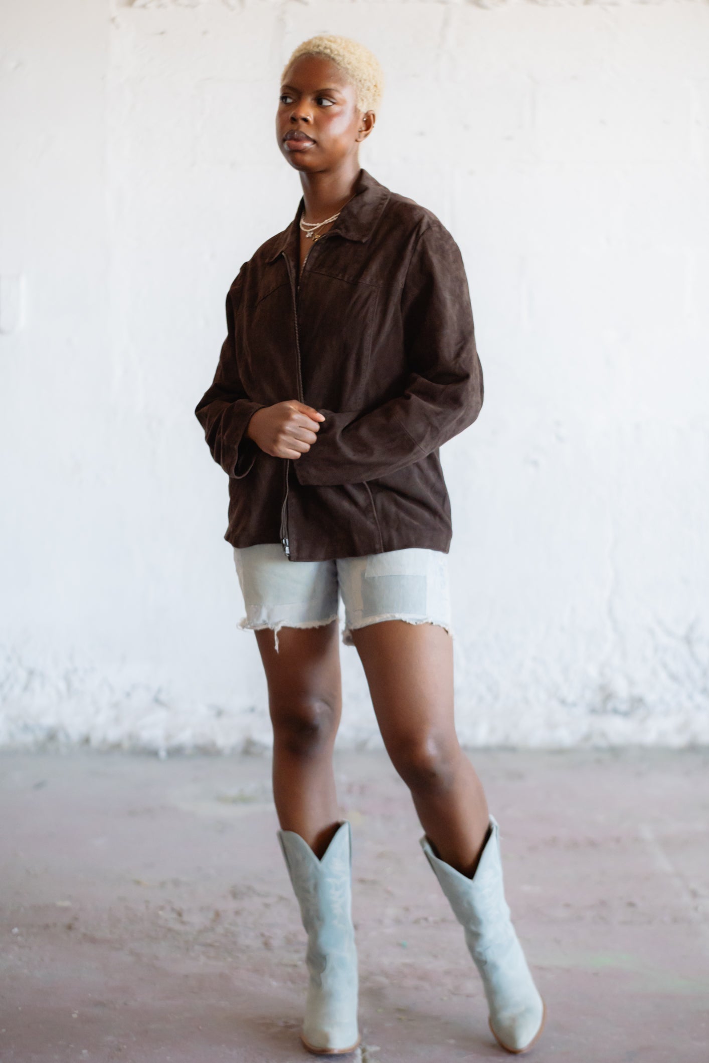 Dark Brown Suede Jacket