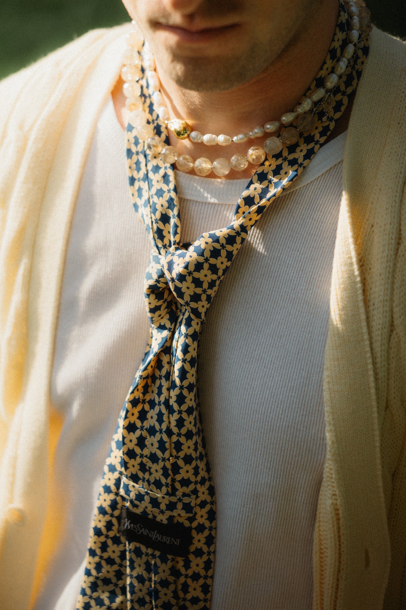 Vintage Yves Saint Laurent Silk Tie