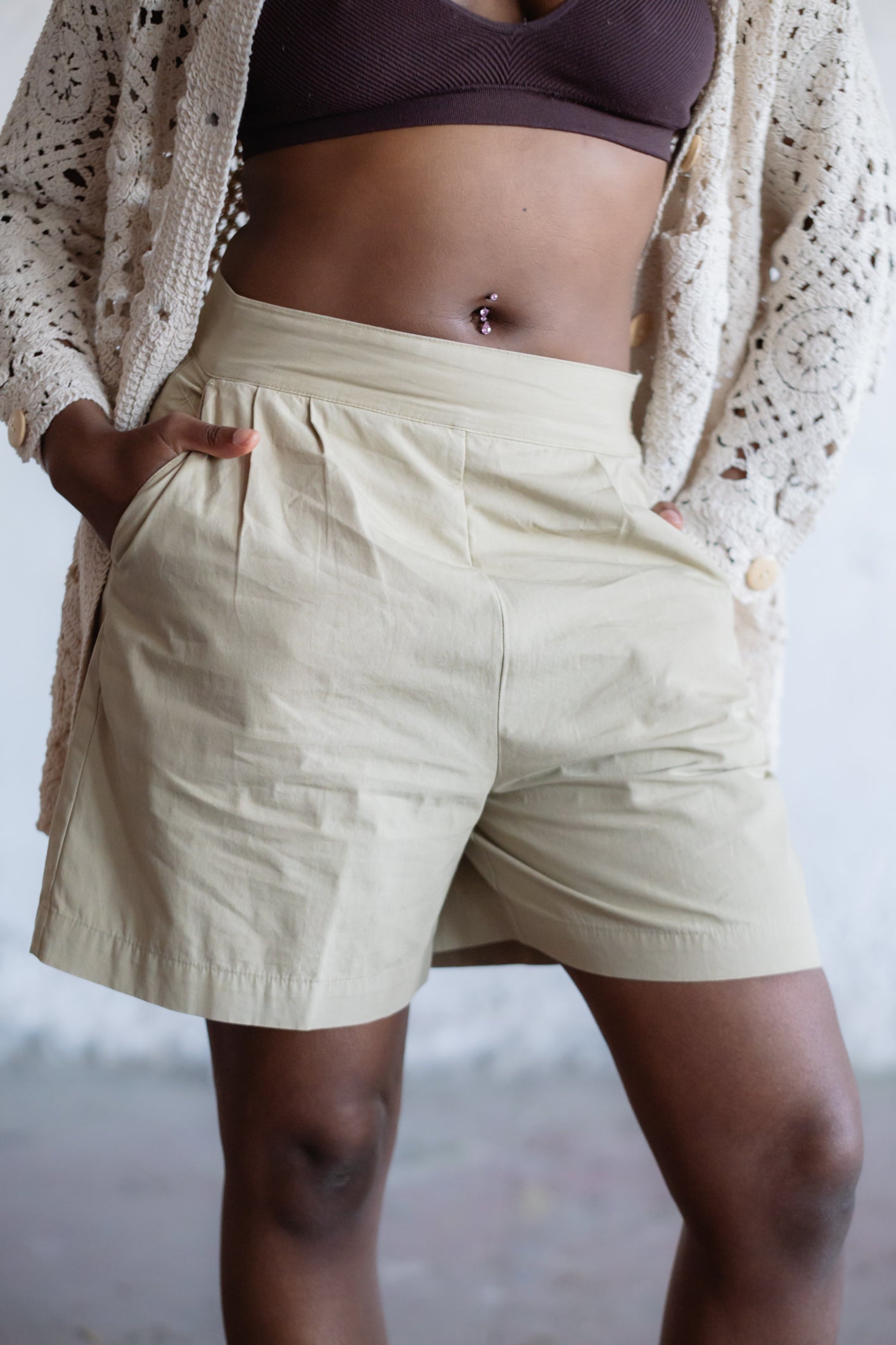Paperbag Safari Shorts