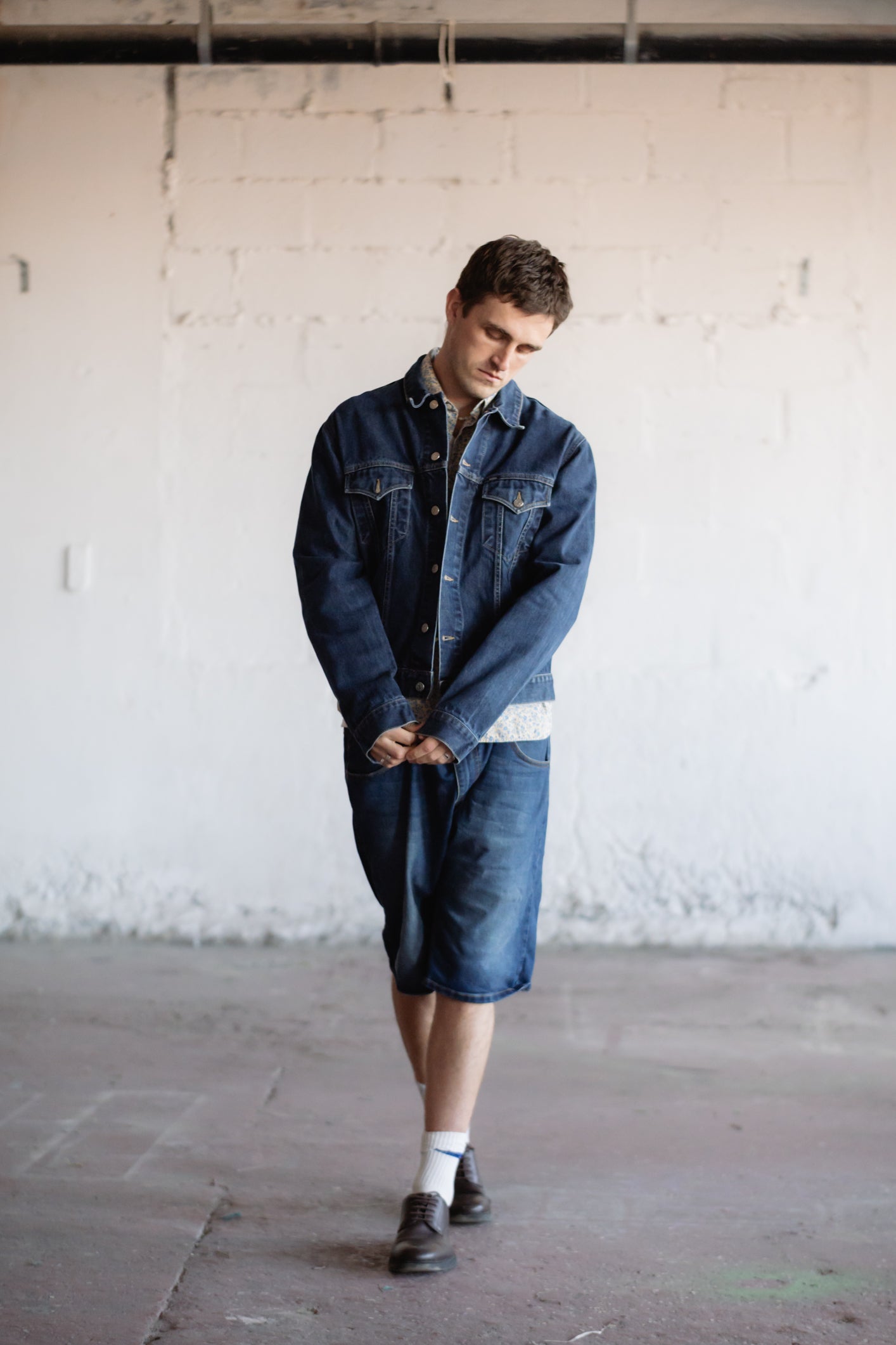 Rifle Denim Jacket in Dark Wash