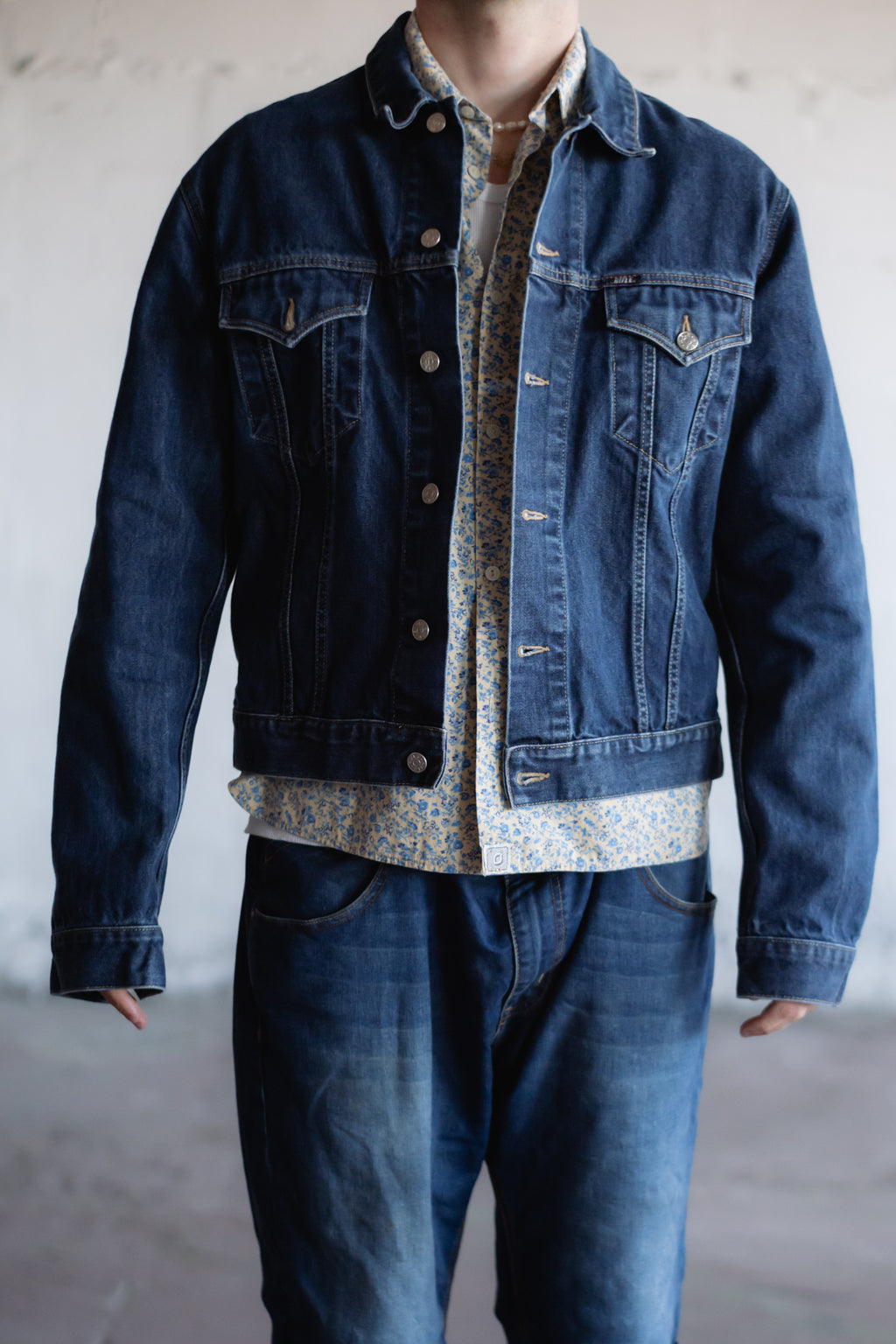 Rifle Denim Jacket in Dark Wash