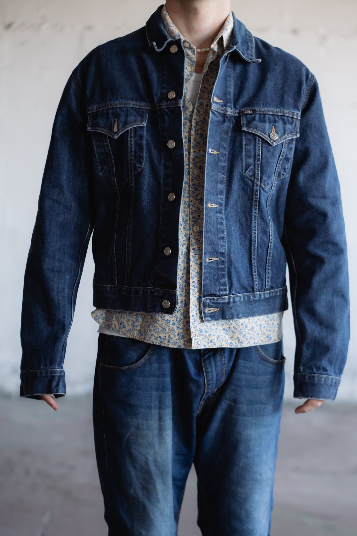 Rifle Denim Jacket in Dark Wash